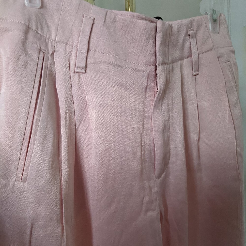 Light Pink High Rise Dress Pants - Picture 4 of 7
